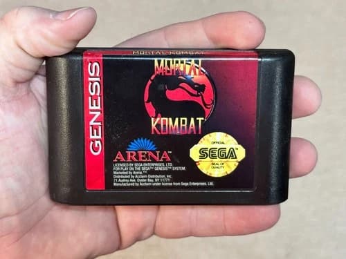 Mortal Kombat - Authentic (Sega Genesis) Game Cartridge - Tested