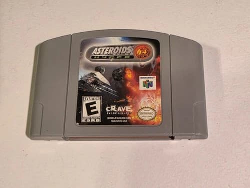 Asteroids Hyper 64 (Nintendo 64 N64, 1999) ☆ Authentic ☆