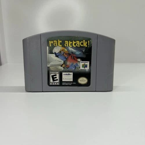 Rat Attack Nintendo 64 N64 Authentic TESTED Cartridge Only Hard to Find
