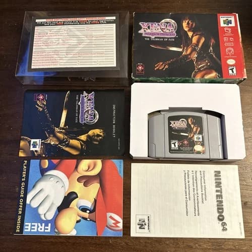 Xena Warrior Princess Talisman of Fate (Nintendo 64 N64) Complete - Authentic