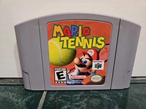 Mario Tennis - Nintendo 64 (N64) Vintage Authentic Retro Tested Free Shipping