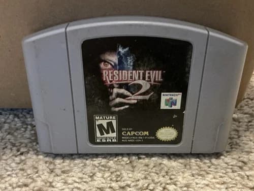 Resident Evil 2 - Nintendo 64 (N64) Cartridge Only Tested