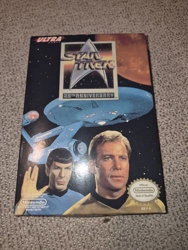 Star Trek 25th Anniversary Nintendo NES 100% Complete CIB