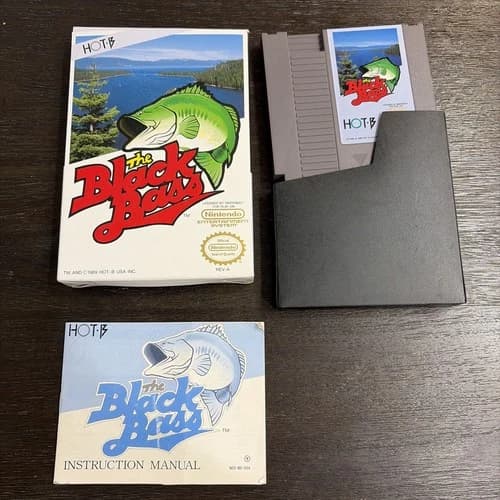 The Black Bass (Nintendo NES) Complete - Tested - Authentic