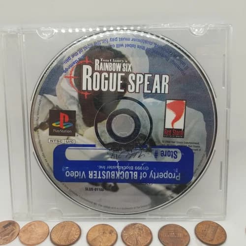 Tom Clancy's Rainbow Six Rogue Spear PS1 Sony PlayStation 1 - Disc Only