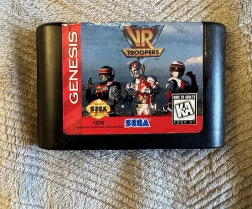 VR Troopers (Sega Genesis, 1995) *Cartridge Only* Tested - Works