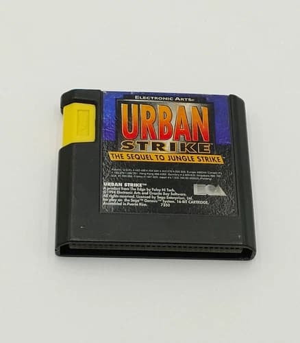 Urban Strike Sega Genesis Game 1994 Tested