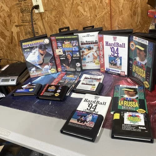 Tony Larussa Baseball Cap Ripken Jr. Hardball ‘94 Roger Clemens Sega Genesis