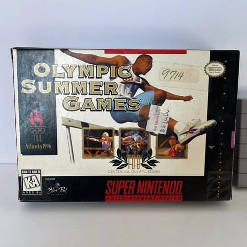 Olympic Summer Games Super Nintendo Entertainment System SNES CIB 14
