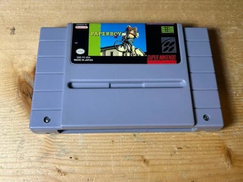 Super Nintendo SNES Paperboy 2 Game *TESTED* Authentic, Ships Free !!