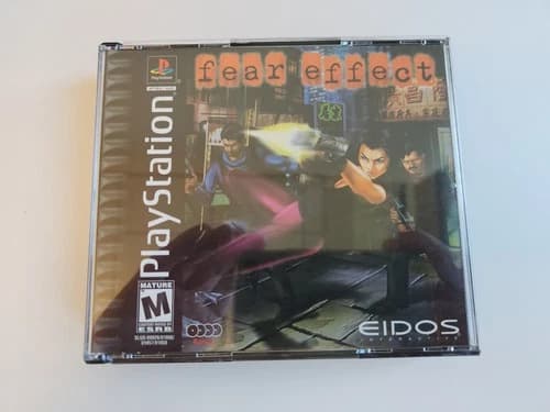 Fear Effect PlayStation PS1 complete CIB with registration card