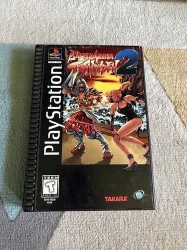 Battle Arena Toshinden 2 PlayStation PS1 CIB Complete Game Case Manual Tested