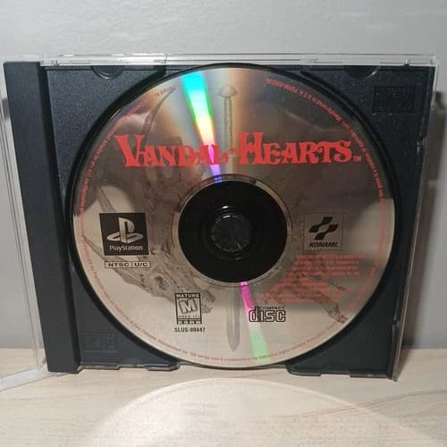 Vandal Hearts PS1 PlayStation 1 Disc Only RARE Game Konami