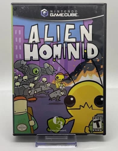 Alien Hominid (Nintendo Gamecube, 2004) Complete With Manual