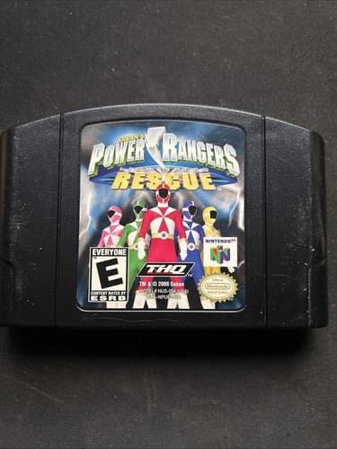 Saban's Power Rangers: Lightspeed Rescue (Nintendo 64, N64) Tested Cartridge