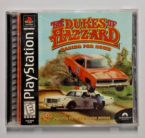 The Dukes of Hazzard Racing for Home Playstation 1 PS1 Complete CIB Black Label