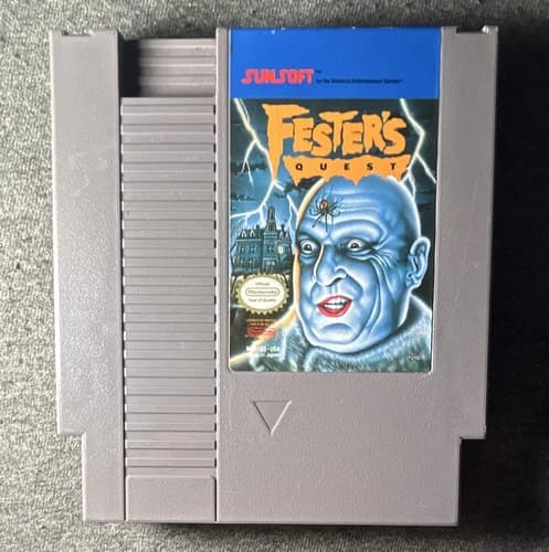 Sunsoft Fester's Quest Nintendo Entertainment System loose game cartridge (NES)