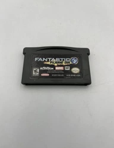 Fantastic 4 Flame On - Gameboy Advance Video Game - GBA - Loose