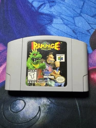 Rampage World Tour - Nintendo 64 N64 - Authentic & Tested