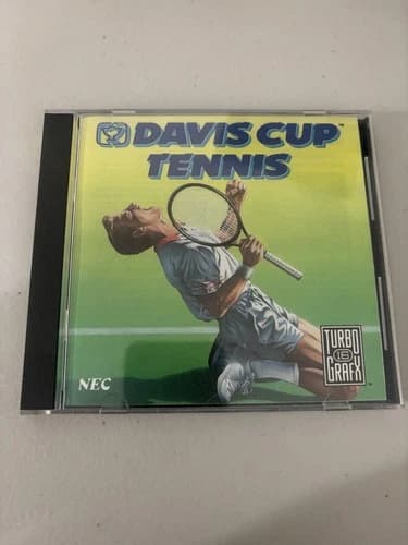 USED - TURBO GRAFX 16 - Davis Cup Tennis (TurboGrafx-16, 1993)