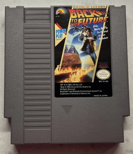 Back to the Future (Nintendo Entertainment System, 1989)TESTED AUTHENTIC