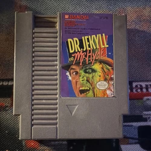 Bandai Dr. Jekyll and Mr. Hyde Nintendo NES 1988 Game Cartridge