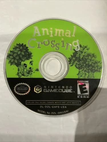 Animal Crossing Nintendo GameCube - DISC ONLY - Tested And Working