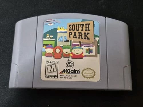 South Park (Nintendo 64 N64, 1998) Authentic Cartridge Only Cleaned Tested L@@K