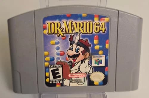 Dr. Mario 64 (Nintendo 64, N64, 2001) - Authentic Tested Working!
