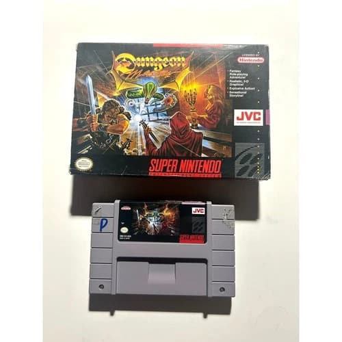 Dungeon Master (Super Nintendo SNES)Works Authentic🔥