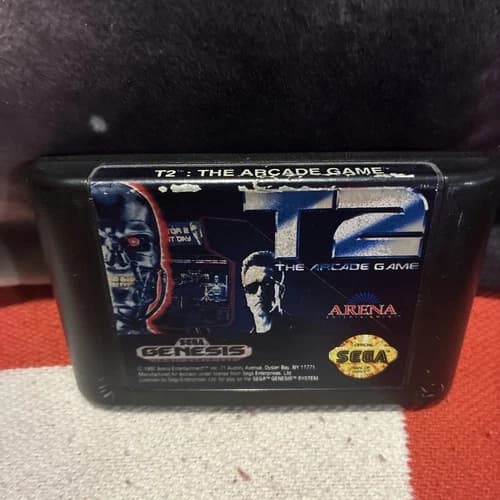 T2: The Arcade Game (Sega Genesis, 1992) Authentic, cartridge only, tested