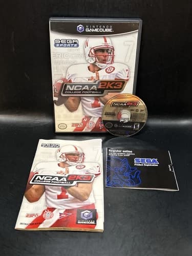 NCAA College Football 2K3 Nintendo GameCube CIB TESTED