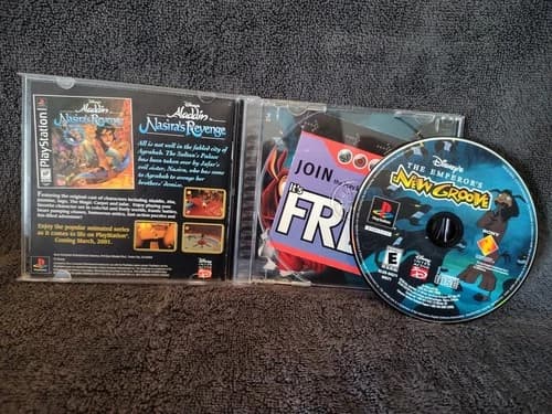 Disney’s The Emperor's New Groove (Sony PlayStation 1, PS1,2000) CIB Tested
