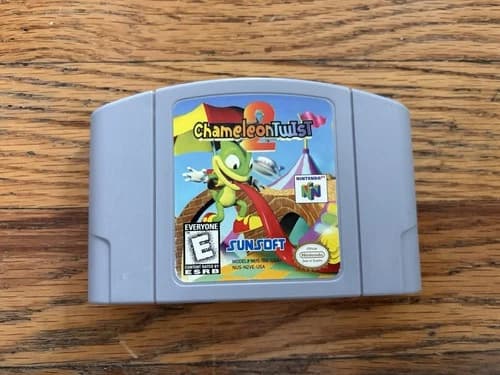 Chameleon Twist 2 Nintendo 64 N64 Authentic Cart Only