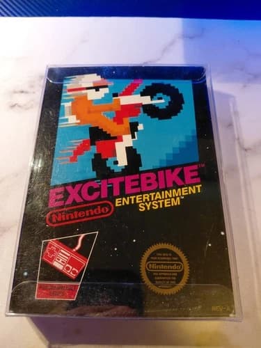 Excitebike (Nintendo NES, 1985) COMPLETE CIB - Tested