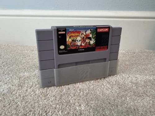 Goof Troop SNES Game Cartidge Tested Working