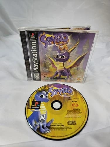 Spyro the Dragon (Sony PlayStation PS1) CIB Complete Black Label | Tested
