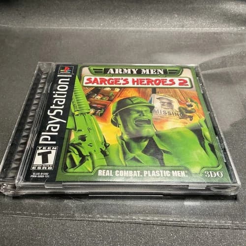 Army Men Sarge's Heroes 2 PlayStation PS1: TESTED #J1831