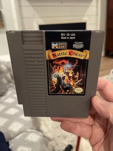 Battle Chess (Nintendo Entertainment System, 1990) Tested Free Shipping