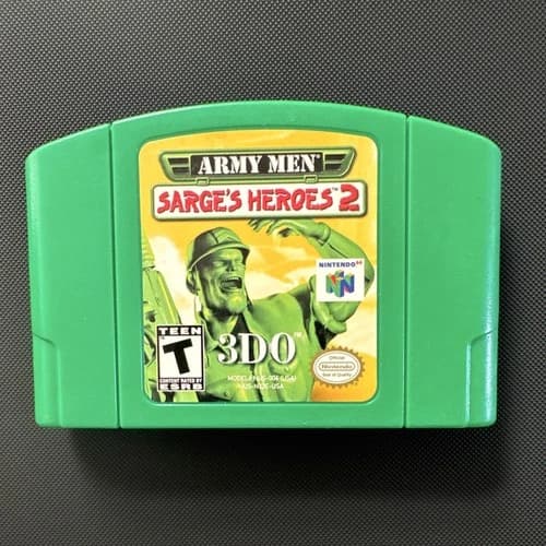 3DO Army Men: Sarge's Heroes 2 Nintendo 64 N64 NTSC-U/C T-Teen
