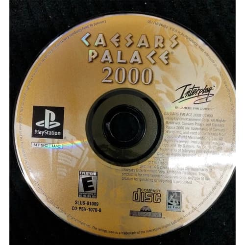 Caesars Palace 2000: (PS1,PSX) Playstation 1 Game Only NO Tracking