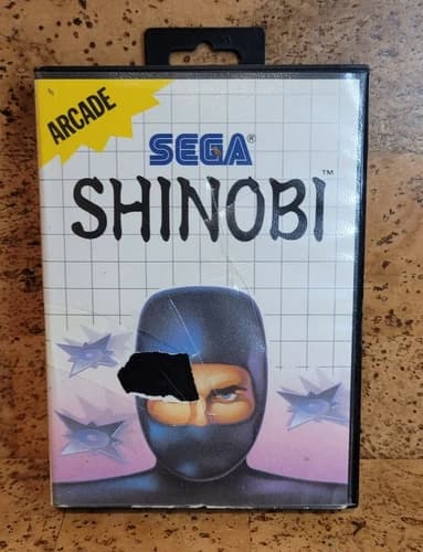 Shinobi Sega Master System Video Game 1988