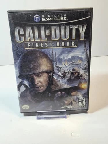 Call of Duty Finest Hour Nintendo GameCube Video Game Action Complete With Manue