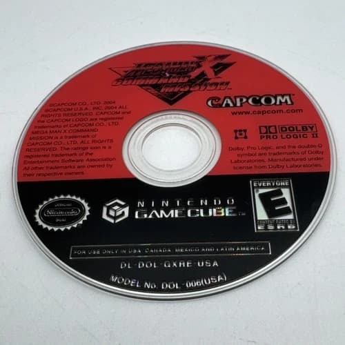 Mega Man X Command Mission (Nintendo GameCube, 2004) Disc Only/Tested/Free 🚢