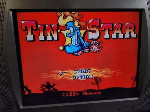 Tin Star (Super Nintendo, SNES 1994) Authentic Cartridge - Tested Working