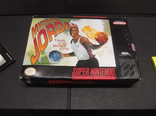Michael Jordan: Chaos in the Windy City (Super Nintendo SNES) UNPLAYED NIB