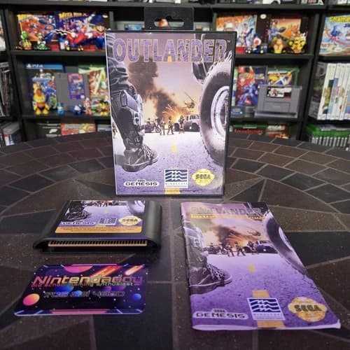 Outlander (Sega Genesis, 1992) Complete CIB - VERY NICE SHAPE!