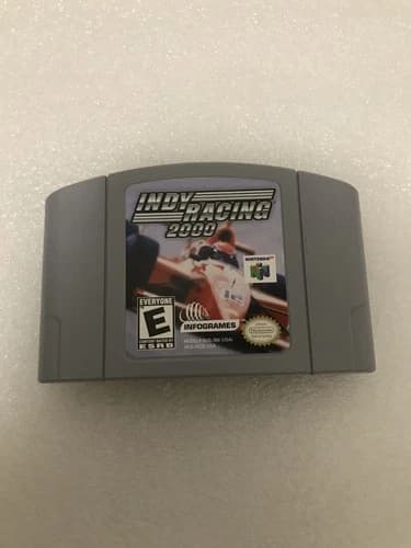 Nintendo N64 Indy Racing 2000 Authentic Tested & Working Game Cartridge Only