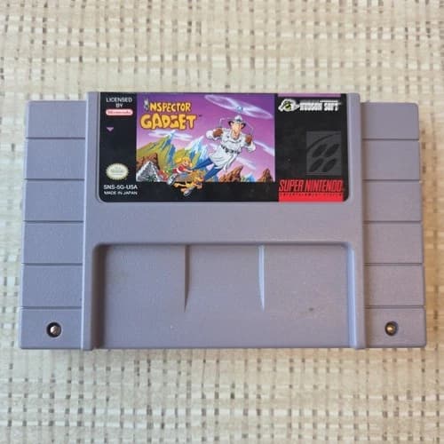 Inspector Gadget (1993) *Snes* (Oem) *Loose* ~Tested and Working~