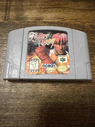 Fighters Destiny (Nintendo 64, 1997) N64 Genuine Authentic Original Cartridge